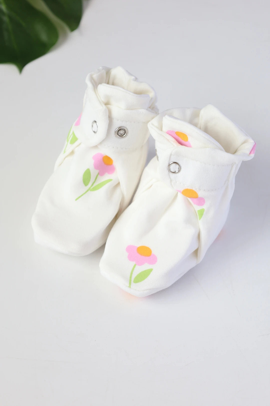Floral-Fluff-Baby-Booties