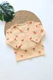 Flower Frolic-Ribknit Full Sleeve Jabla