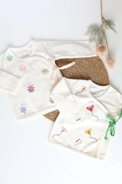 Frost Flutter-Baby Jabla-Kimono Style-Full Sleeve-Pack of 2