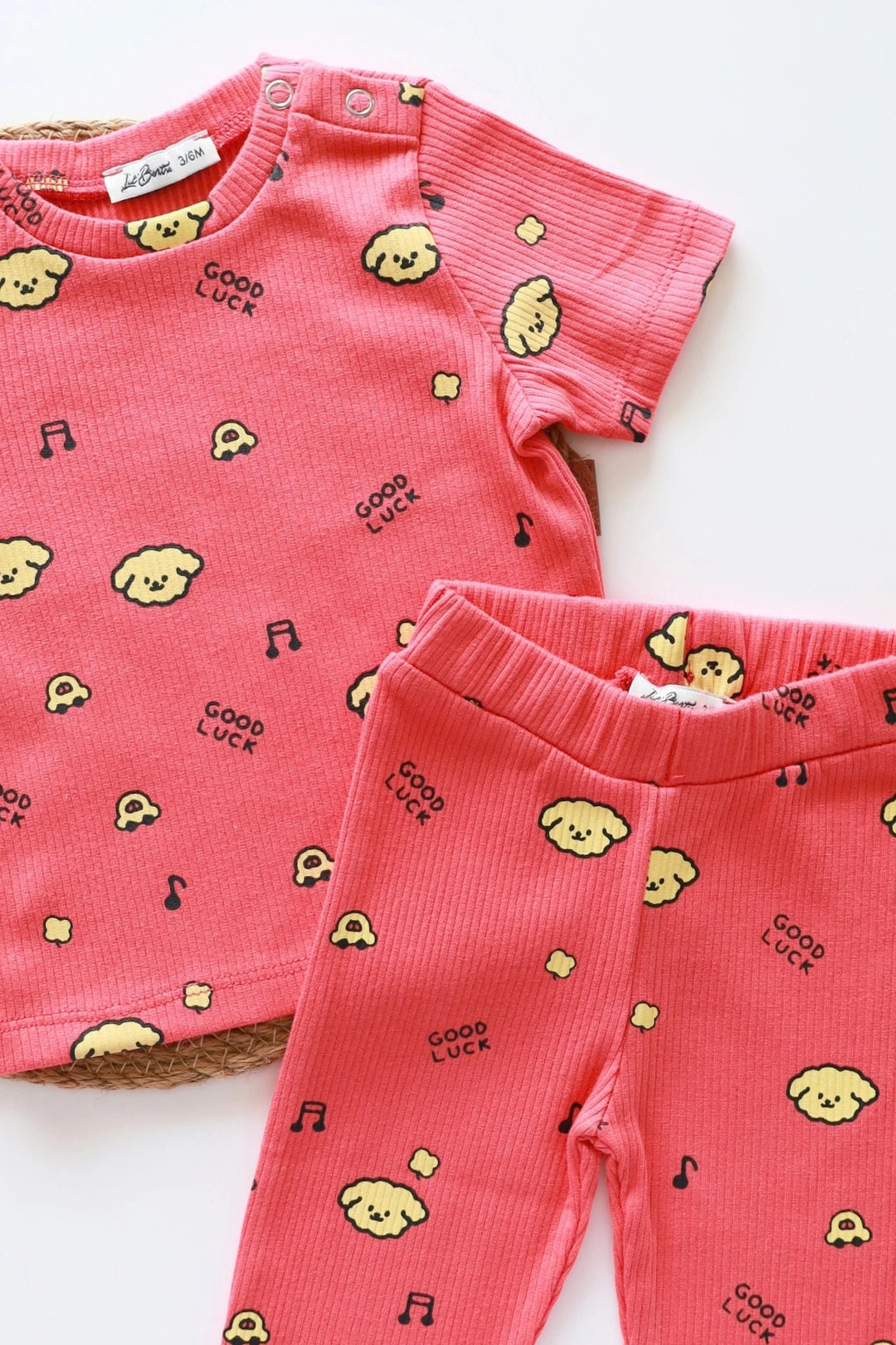 Goodluck-pup-Kids-T-Shirt-and-Pant-Set