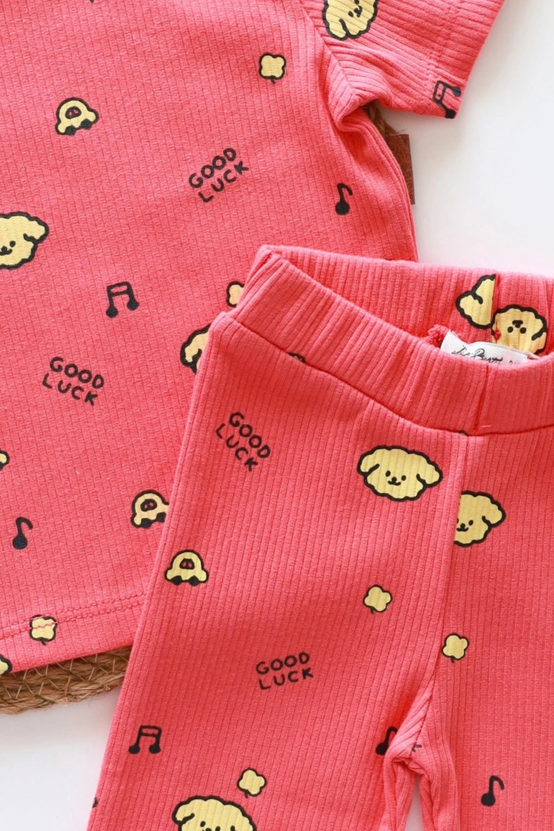 Goodluck-pup-Kids-T-Shirt-and-Pant-Set