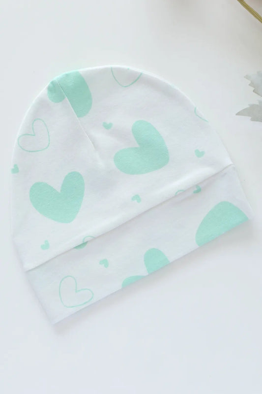 Green-Heart-Baby-Cap