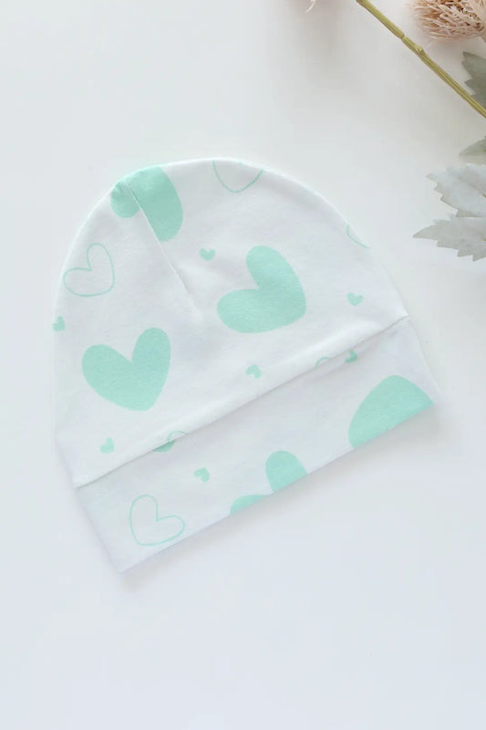 Green-Heart-Baby-Cap