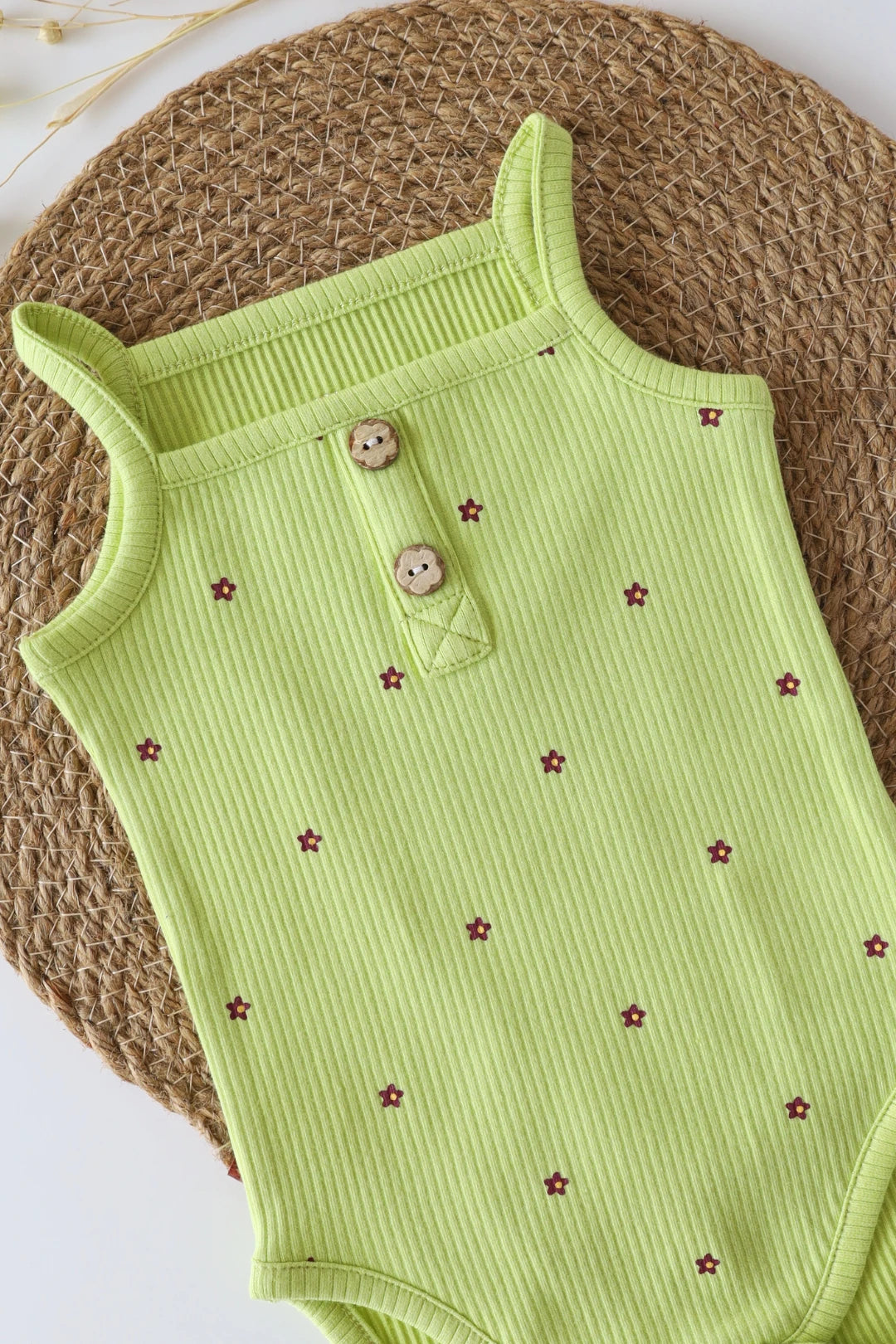 Green-Pine-Baby-Spaghetti-Romper