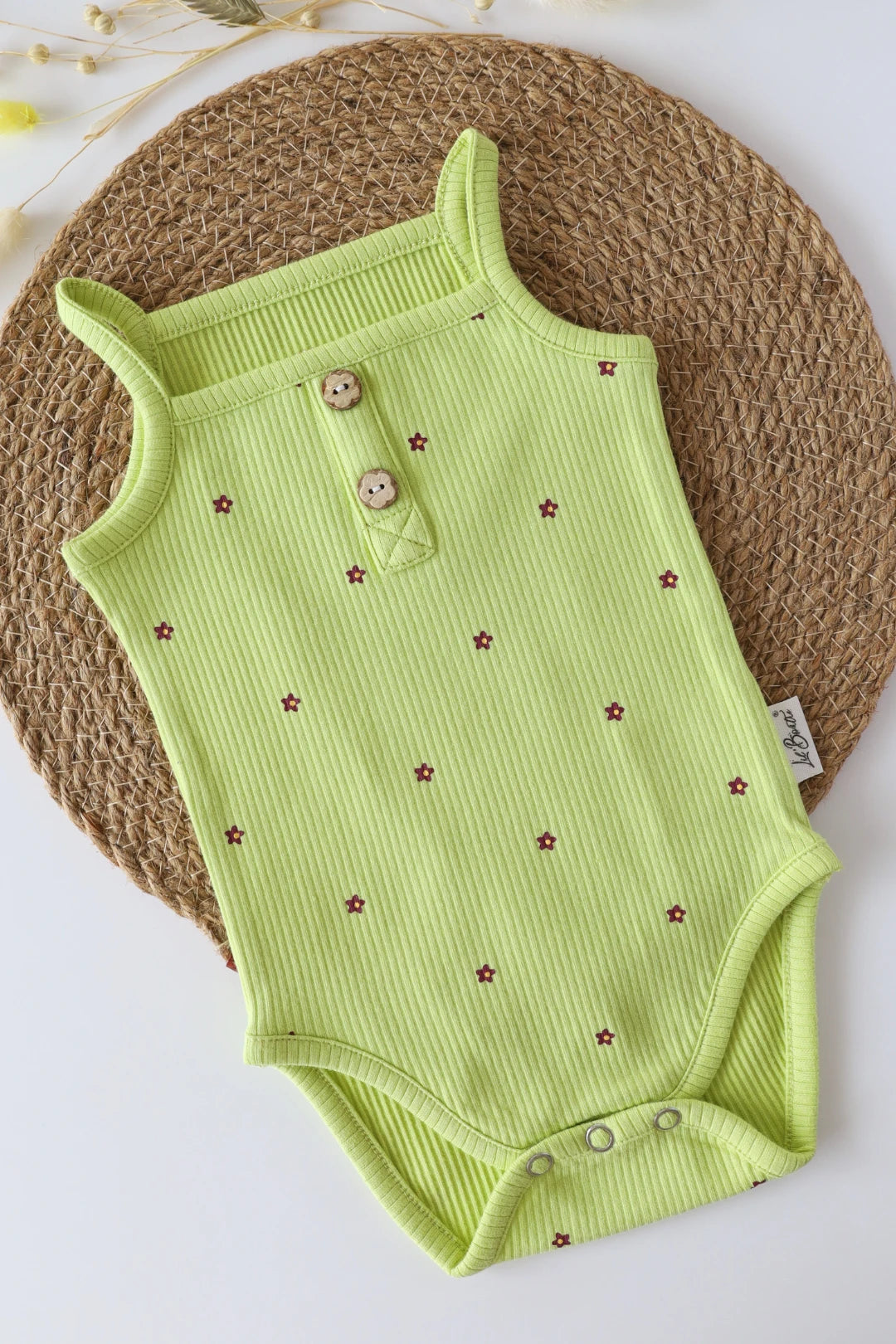 Green-Pine-Baby-Spaghetti-Romper