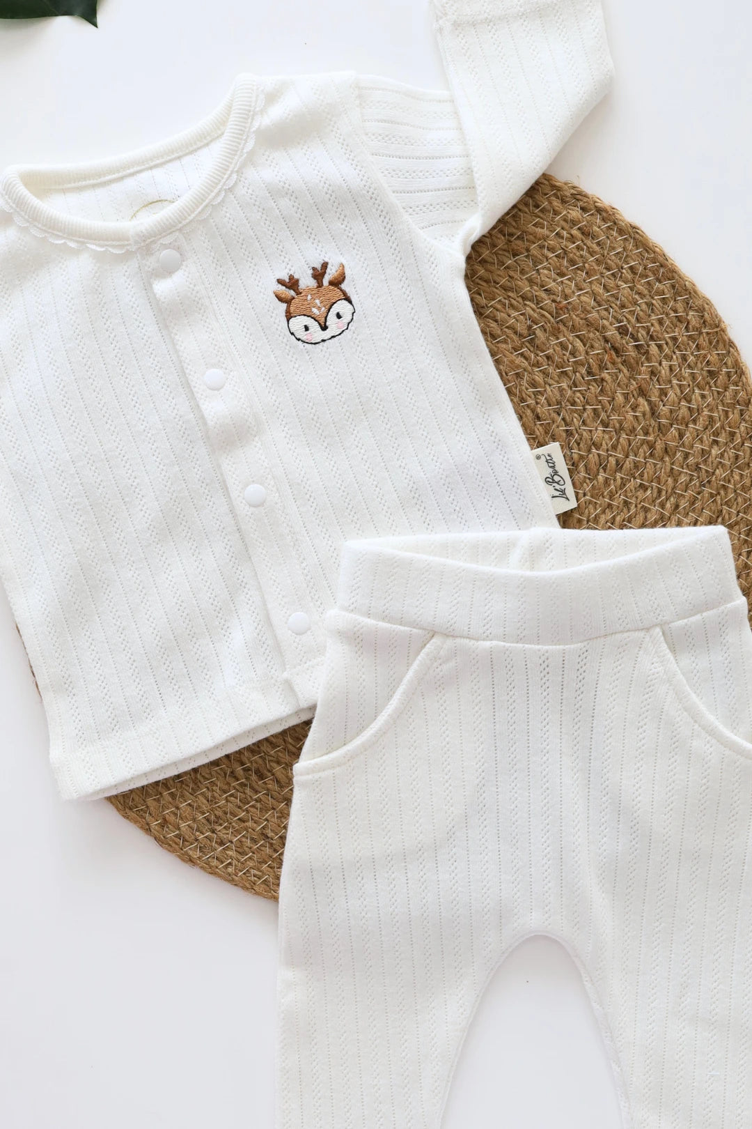 Ivory Nest Fawn-Newborn Clothes Set