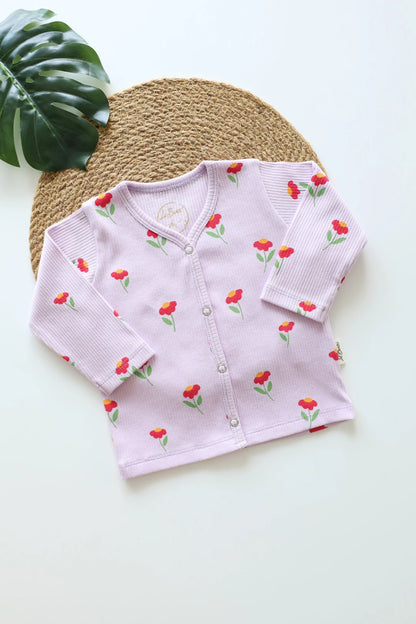 Joyful Meadow-Ribknit Full Sleeve Jabla