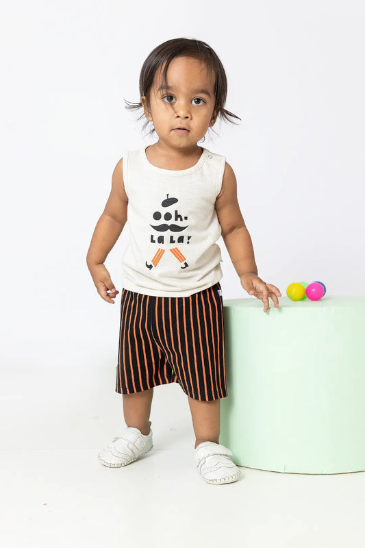 Kids-Boys-Vest-and-Shorts-Ohh-la-la