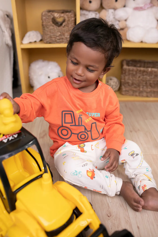 Kids-T-Shirt-and-Pant-Monster-Truck