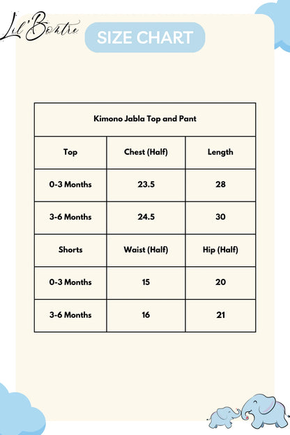 Merry Little Tree Kids Kimono Top & Pant Set