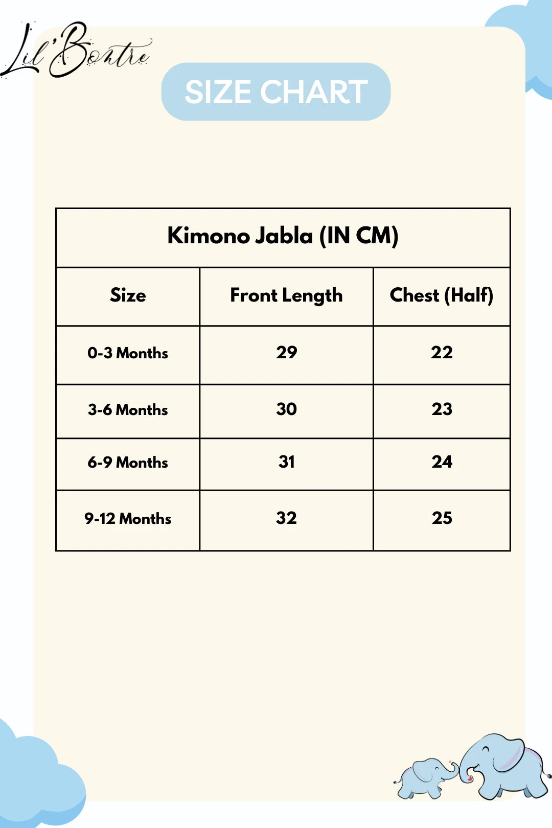 Kimono-Jabla-Size-Chart