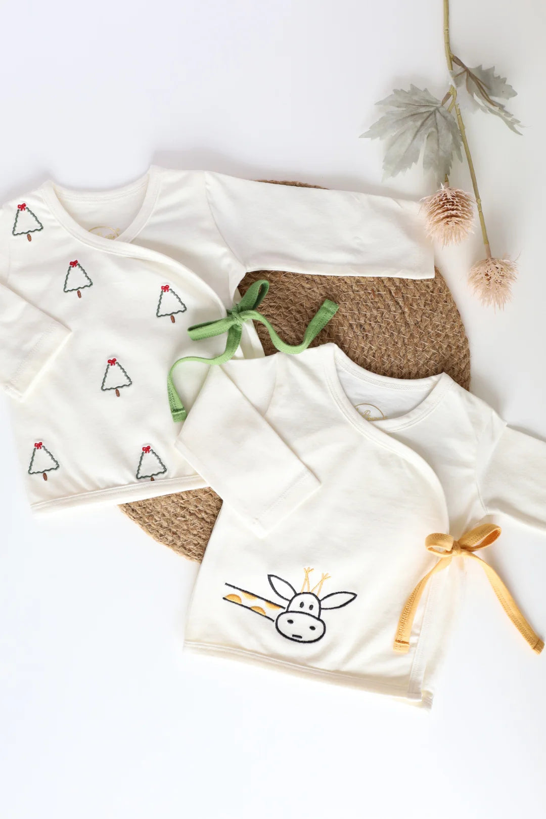 Leaf-Affe-Baby Jabla-Kimono Style-Full Sleeve-Pack of 2