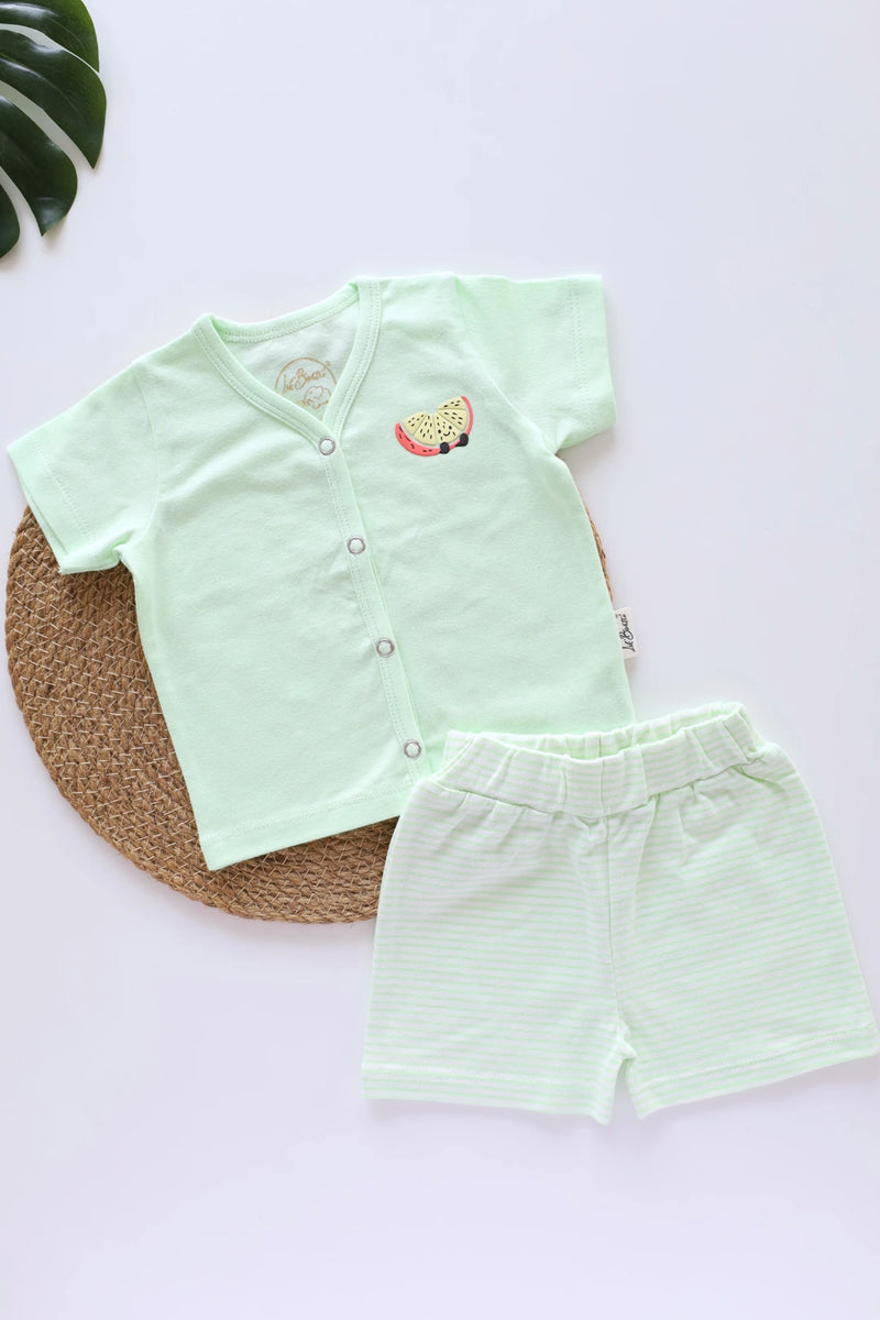 Lime-Fluff-Top-Shorts