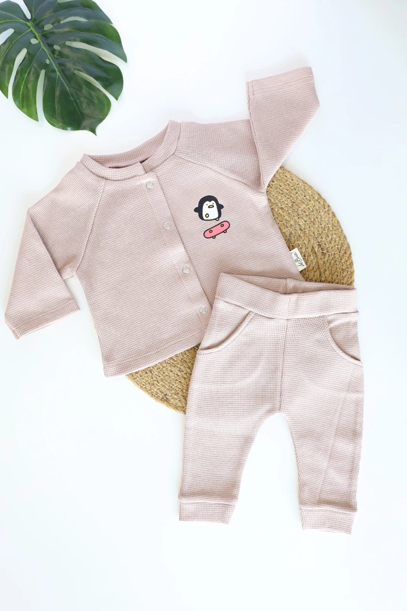 Little-Choco-Flat-Waffle-Newborn-Top-Pant-Set