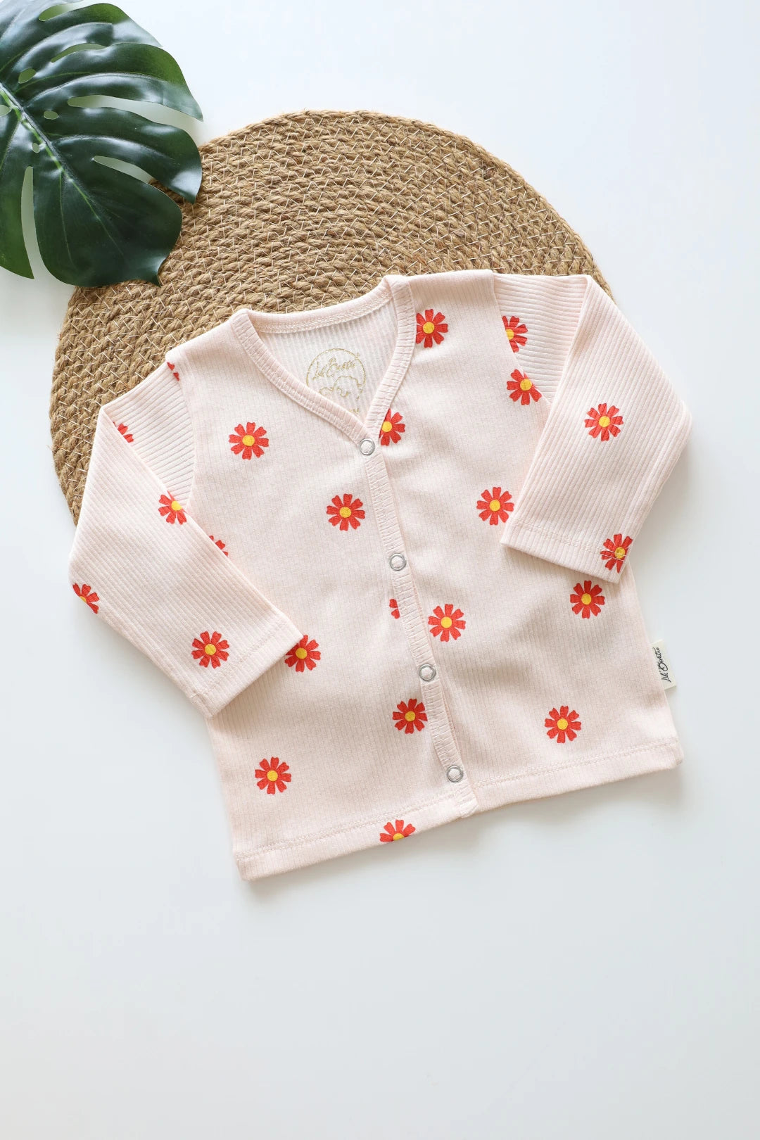 Little Bloom-Ribknit Full Sleeve Jabla