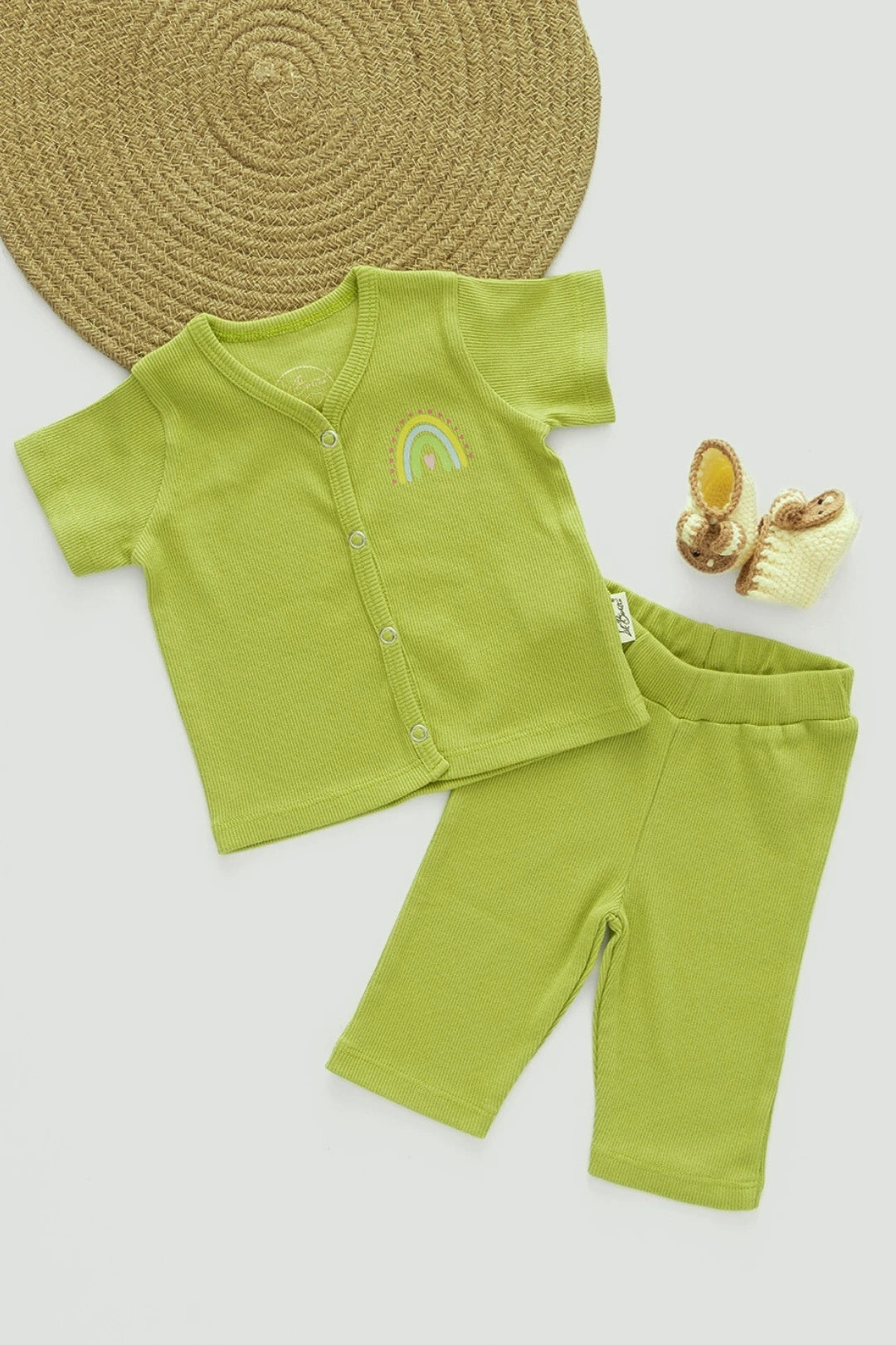 Meadow-Sparkle-RibKnit-Unisex-Baby-Top-and-Pant-Set