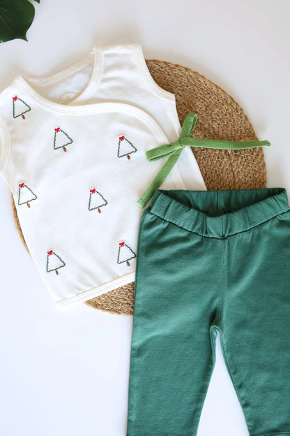 Merry-Little-Tree-Kimono-Top-Pant-Set