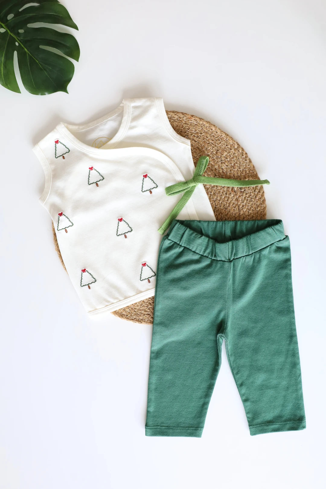 Merry-Little-Tree-Kimono-Top-Pant-Set