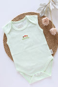 Minty Hearts-Classic Baby Romper