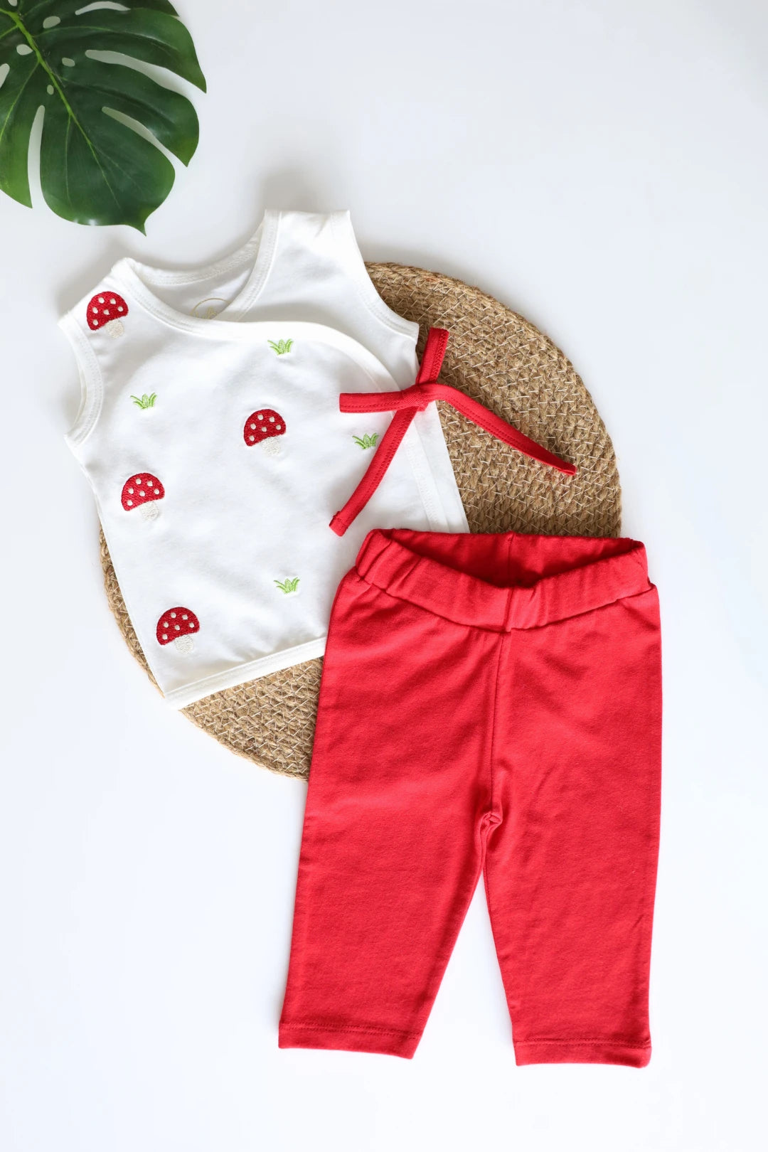 Mushroom-Meadow-Kimono-Top-Pant-Set