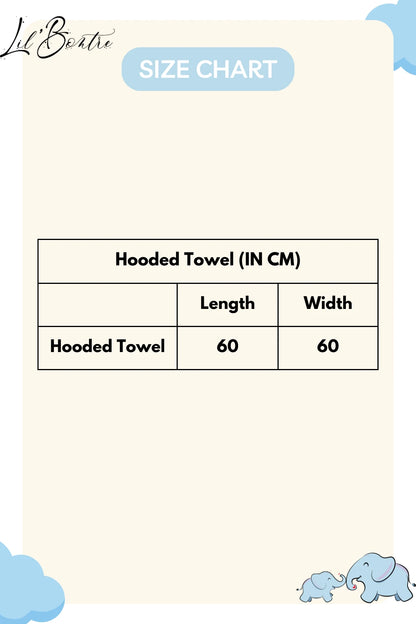 Muslin-Hooded-Baby-Towel-Size-Chart
