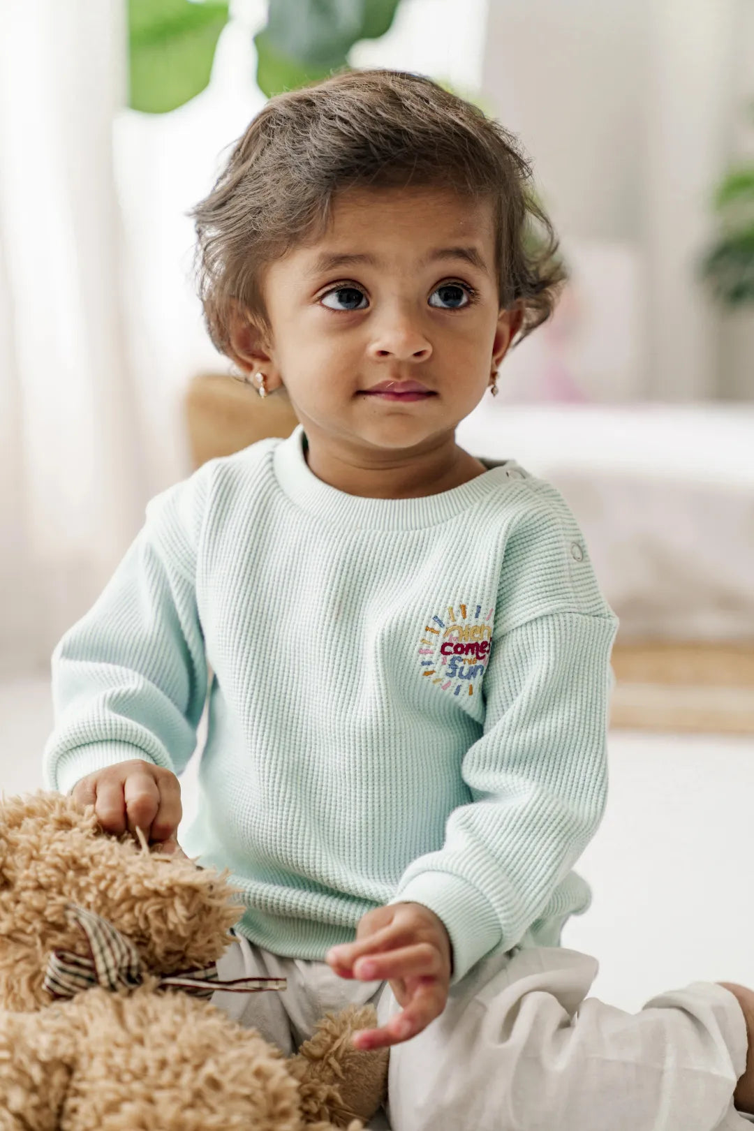 Here Comes Fun Newborn Baby Cardigan