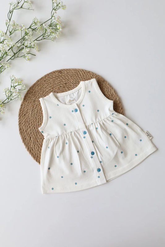 Ocean Blossom-Baby Frock