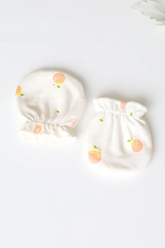 Orange Mits-Baby Mittens