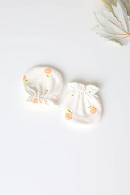 Orange Mits-Baby Mittens