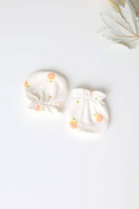 Orange Mits-Baby Mittens