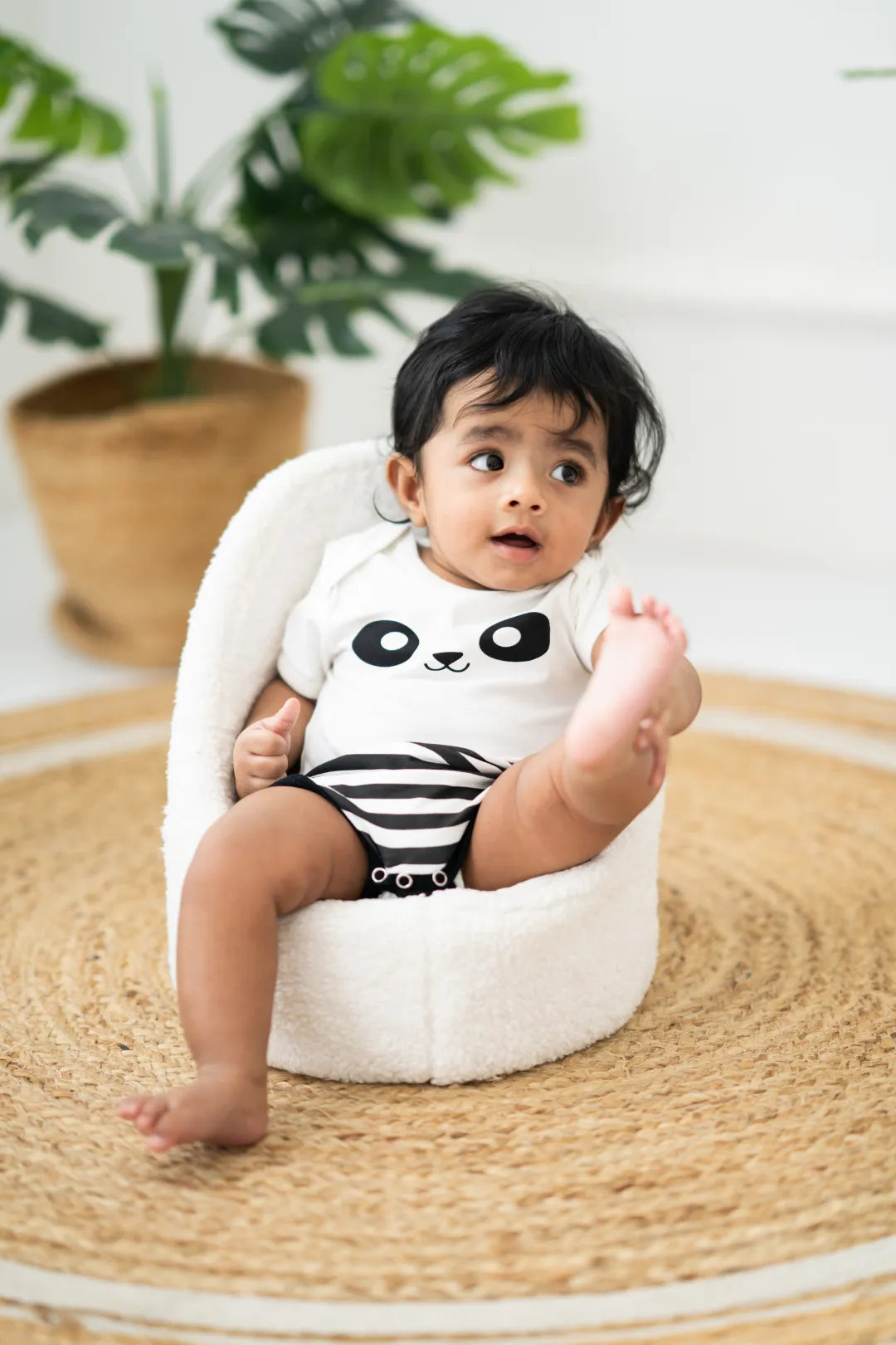 Panda-Digital-Print-Onesies-model