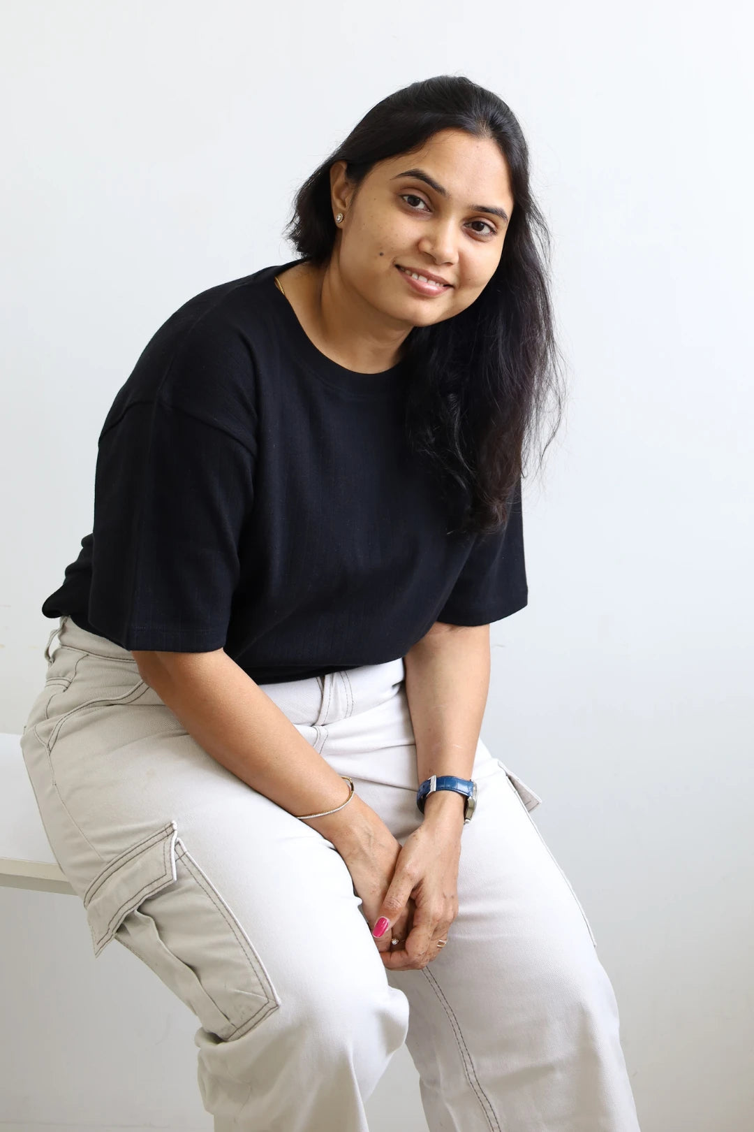 Parisian-Black-Oversized-Women-T-Shirt