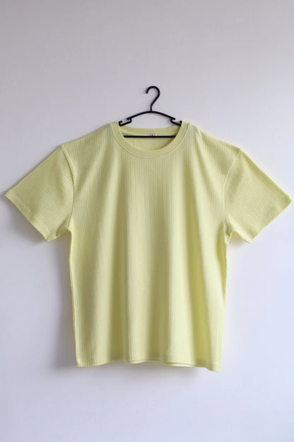 Parisian-Yellow-Oversized-Women-T-Shirt