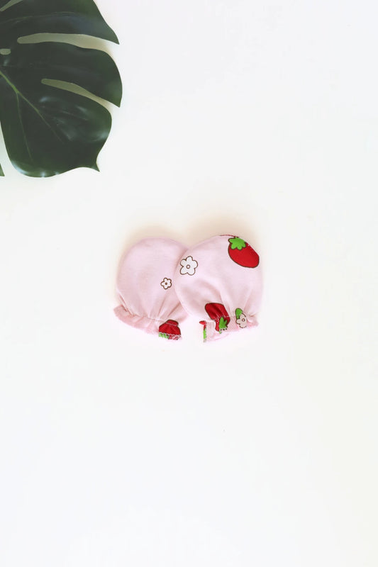 Pink-Berry-Newborn-Mittens