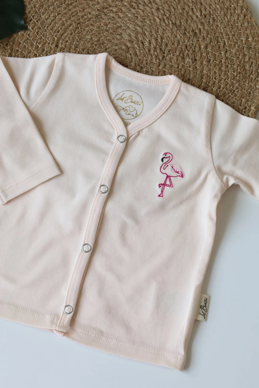 Pink-Feather-Newborn-Baby-Full-Sleeve-Jabla