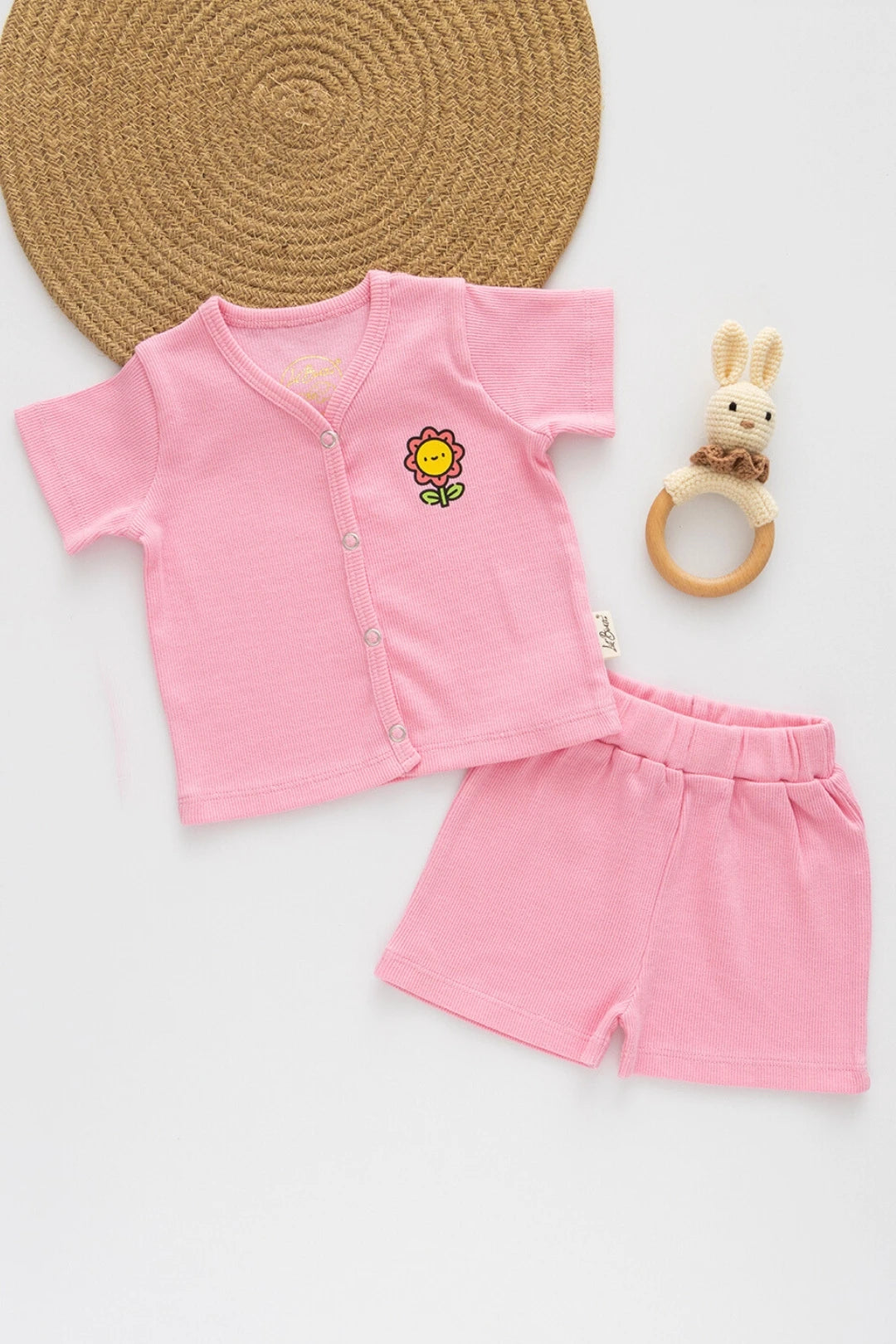 Pink-Posie-RibKnit-Newborn-Jabla-and-Shorts