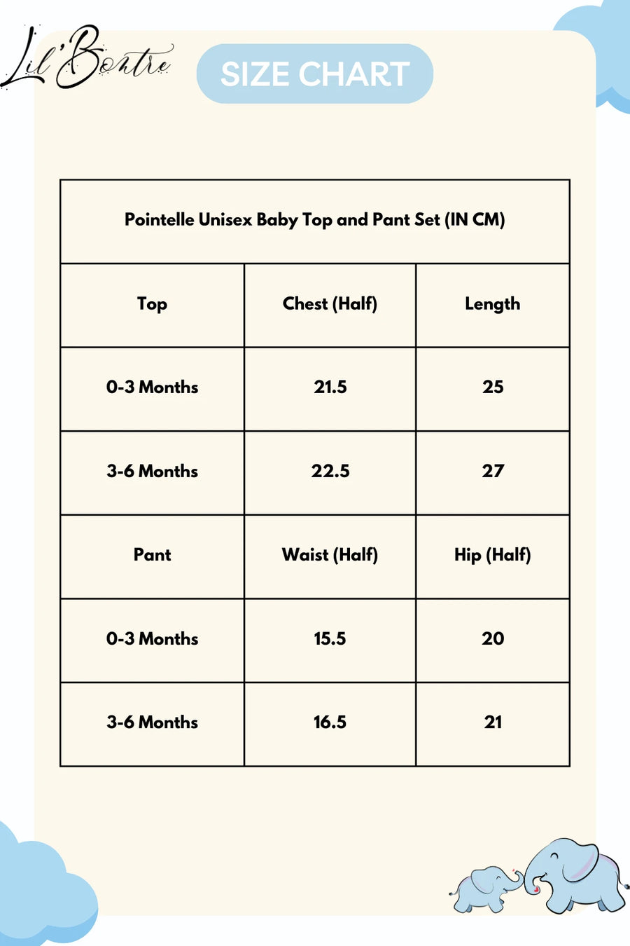 Pointelle-Unisex-Baby-Top-and-Pant-Set-Size-Charts