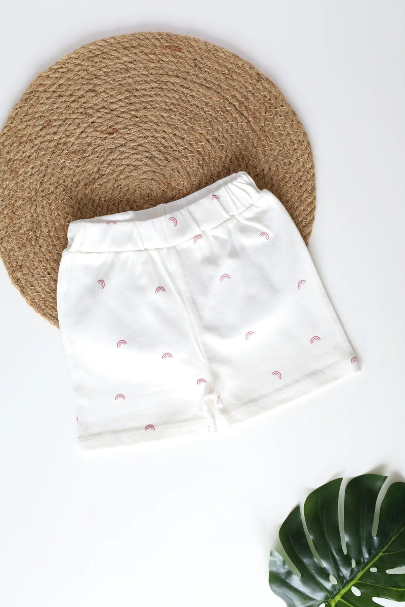 Rainbow Arch-Newborn Shorts