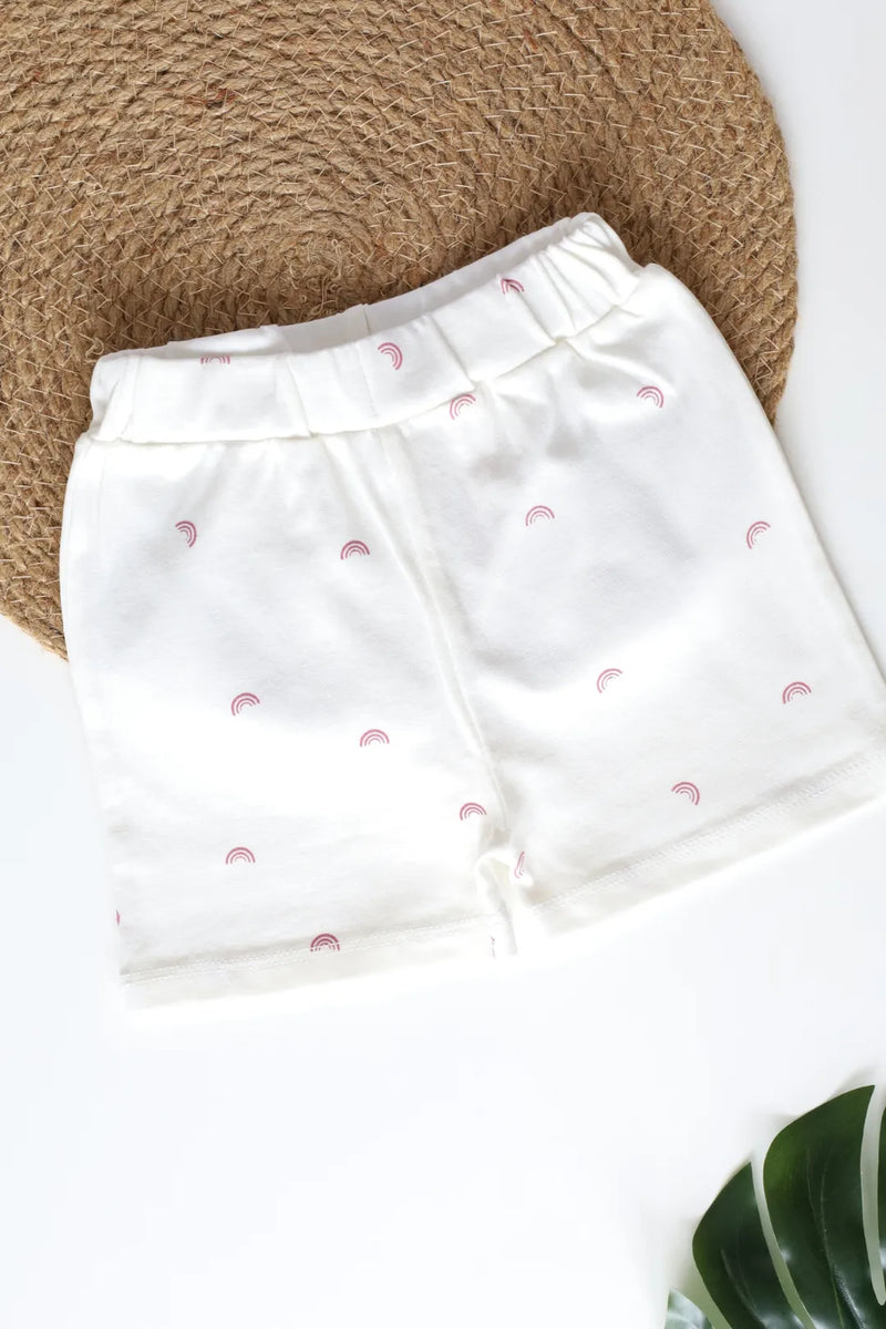 Rainbow Arch-Newborn Shorts