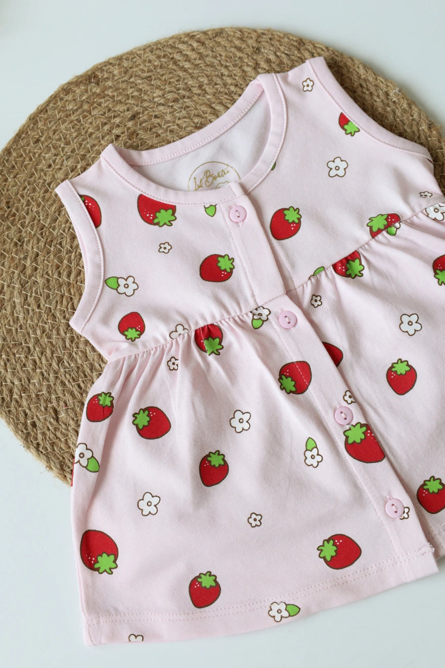 Rosy Pearls-Baby Frock