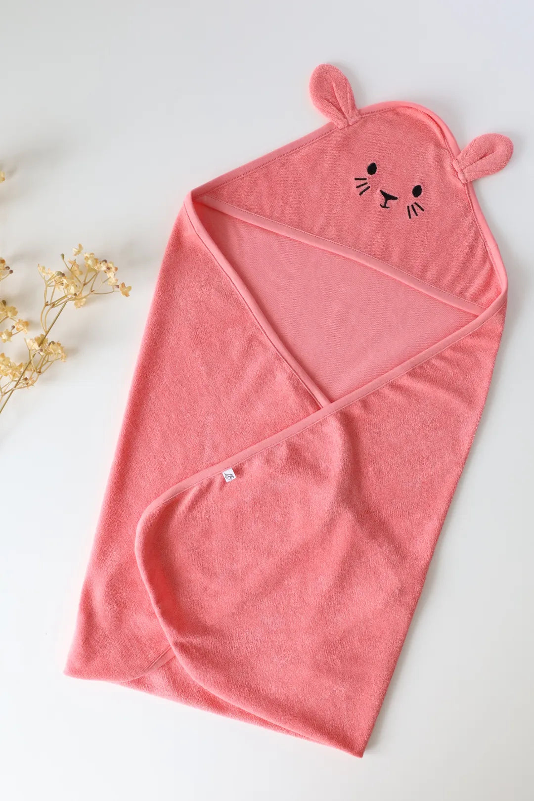 Rosy-Petal-Terry-Hooded-Baby-Towel