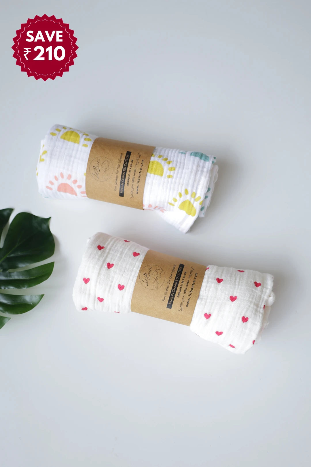 Rosy-Rays-Muslin-Baby-Swaddle-Pack-of-2