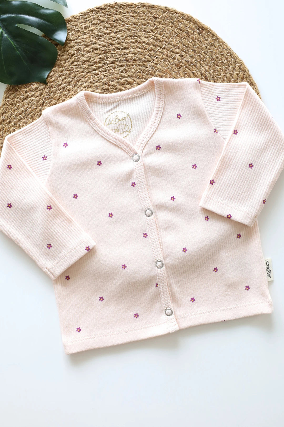 Rosy Sprinkles-Ribknit Full Sleeve Jabla