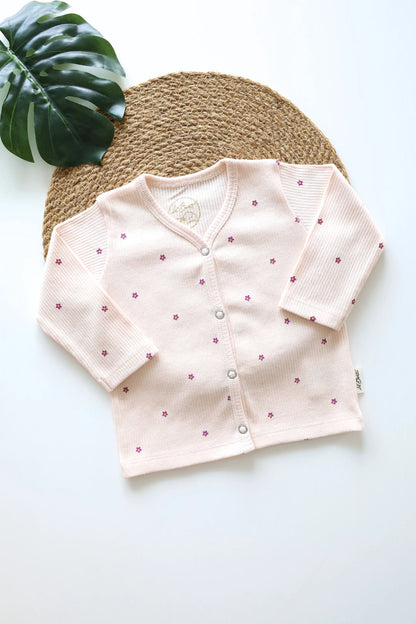 Rosy Sprinkles-Ribknit Full Sleeve Jabla