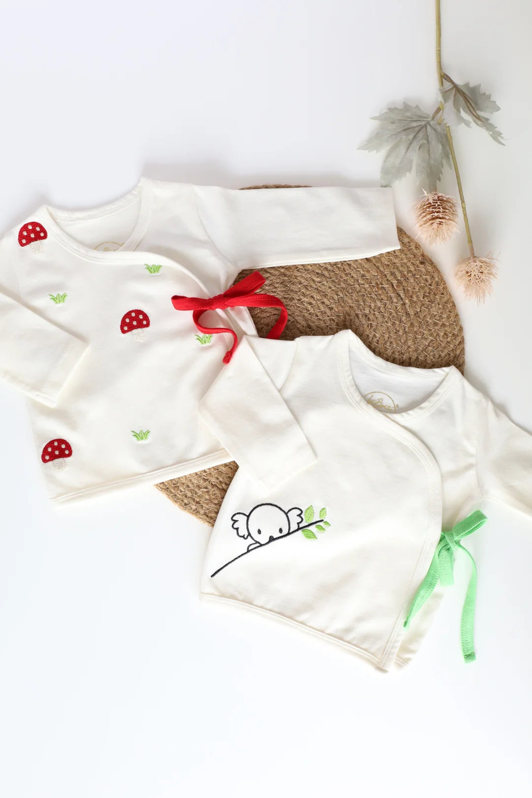 Shrooma-Baby Jabla-Kimono Style-Full Sleeve-Pack of 2