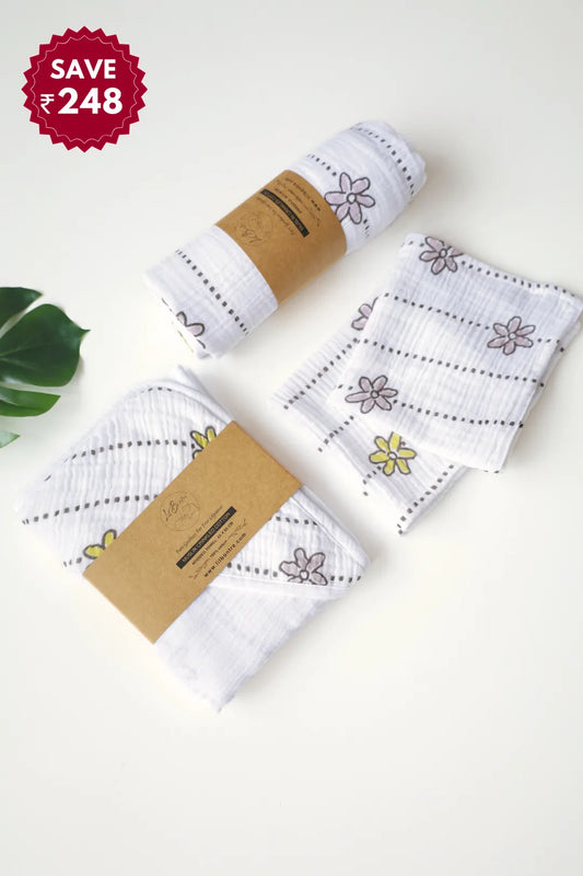 Snuggle_Set_5-Combo-of-Muslin-Baby-Swaddle-Hooded-Towel-and-Wipes