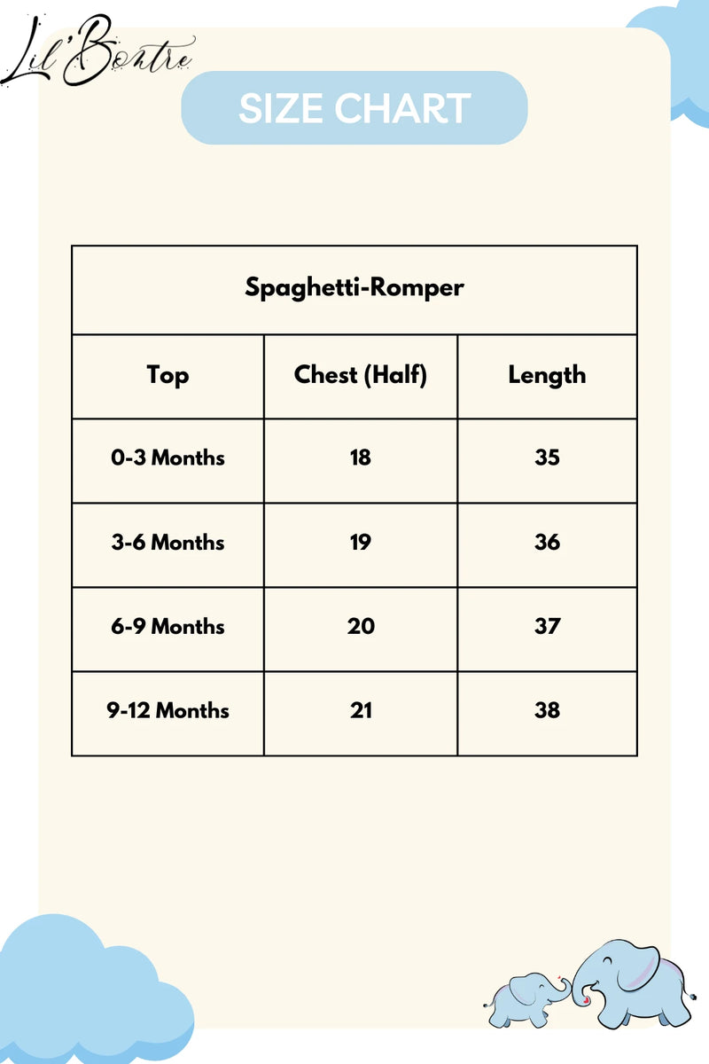 Spaghetti-Romper