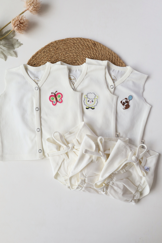 Staple-5-Newborn Baby Jabla and Nappy Combo