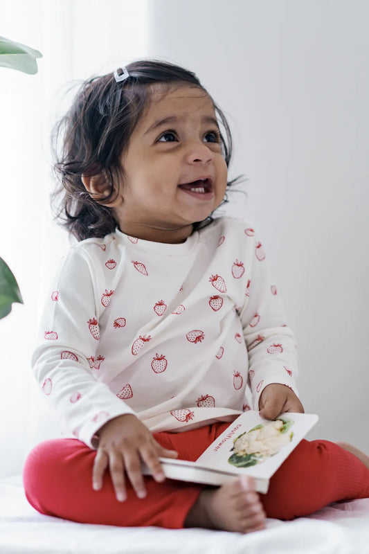 Strawberry-Kids-T-Shirt-and-Pant-Set