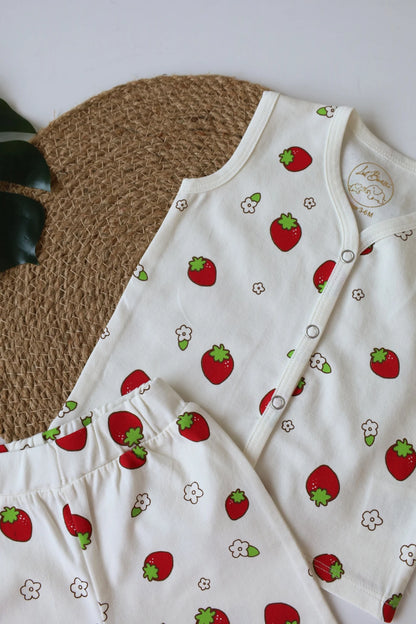 Strawberry-Newborn Jabla and Shorts